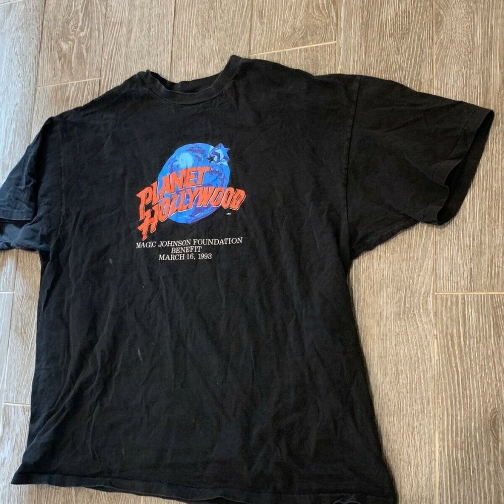 Vintage Planet Hollywood Shirt Magic Johnson 2XL